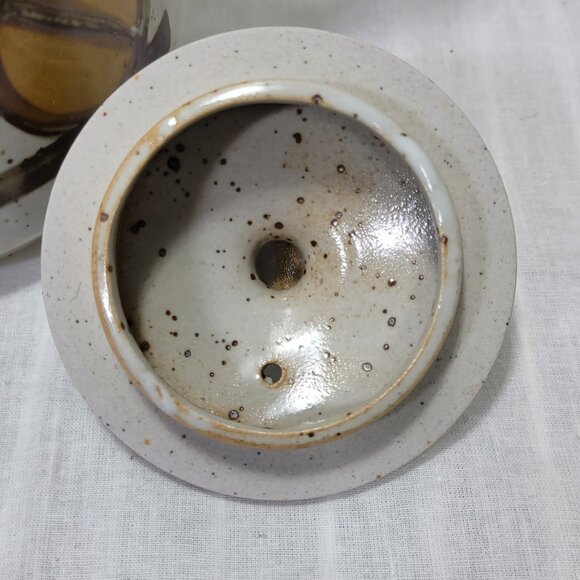 Vintage Otagiri Autumn Stoneware Tea Set | Teapot & 6 Cups | Retro MCM Japan - Picture 11 of 16